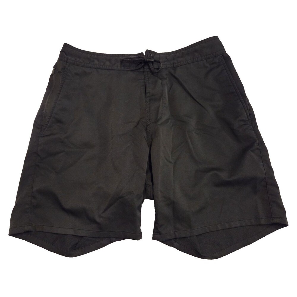 Ten Thousand Shorts Black Medium 7" Inseam Drawstring Hook Loop Athletic Gym